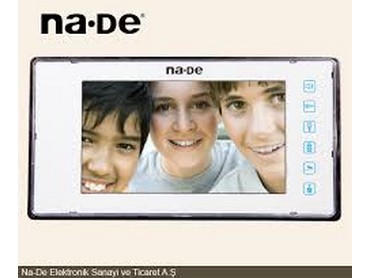 Nade NVM-800MCW Beyaz 7” Renkli Görüntülü Diyafon