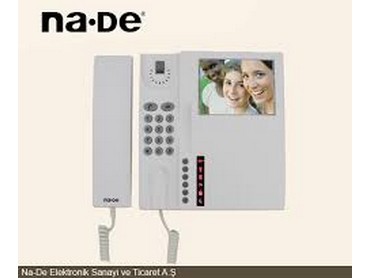 Nade ND 108K-8 4.3” Renkli görüntülü diyafon kapıcı telefonu daireler arama